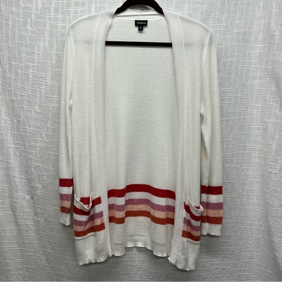 Torrid White Cardigan - Plus Size 00 - Picture 5 of 10
